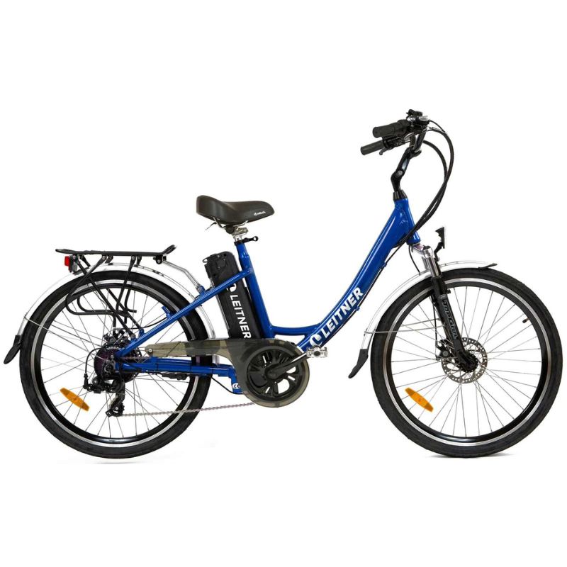 Leitner Milan Cruiser Electric Bike Step-Thru 24" Silver Or Blue