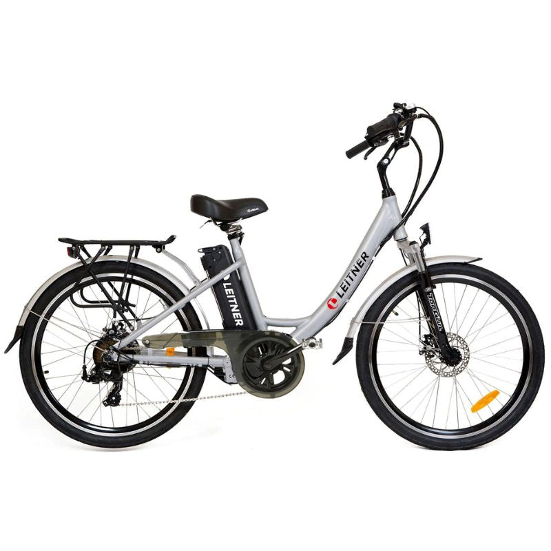 Leitner Milan Cruiser Electric Bike Step-Thru 24" Silver Or Blue